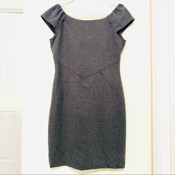NWT GAP Gray Helen Cocktail Dress women size 10 - Picture 2 of 9